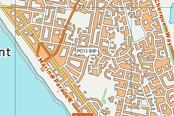 PO13 9HP map - OS VectorMap District (Ordnance Survey) PO13 9HP map - OS VectorMap District (Ordnance Survey)