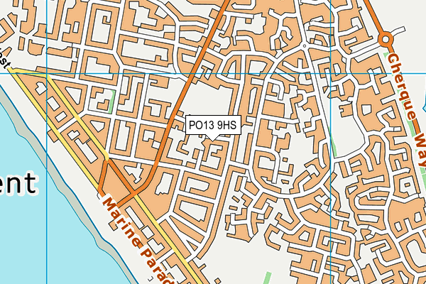 PO13 9HS map - OS VectorMap District (Ordnance Survey) PO13 9HS map - OS VectorMap District (Ordnance Survey)