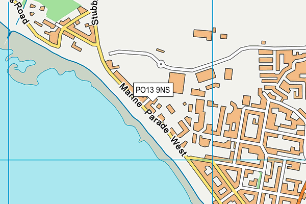 PO13 9NS map - OS VectorMap District (Ordnance Survey) PO13 9NS map - OS VectorMap District (Ordnance Survey)
