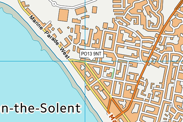 PO13 9NT map - OS VectorMap District (Ordnance Survey) PO13 9NT map - OS VectorMap District (Ordnance Survey)