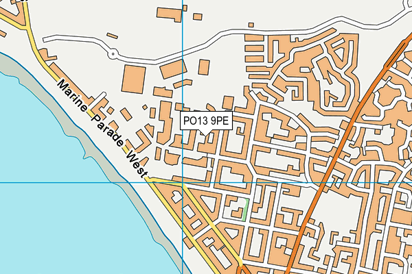 PO13 9PE map - OS VectorMap District (Ordnance Survey) PO13 9PE map - OS VectorMap District (Ordnance Survey)