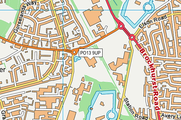 PO13 9UP map - OS VectorMap District (Ordnance Survey) PO13 9UP map - OS VectorMap District (Ordnance Survey)