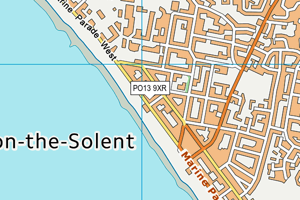 PO13 9XR map - OS VectorMap District (Ordnance Survey) PO13 9XR map - OS VectorMap District (Ordnance Survey)