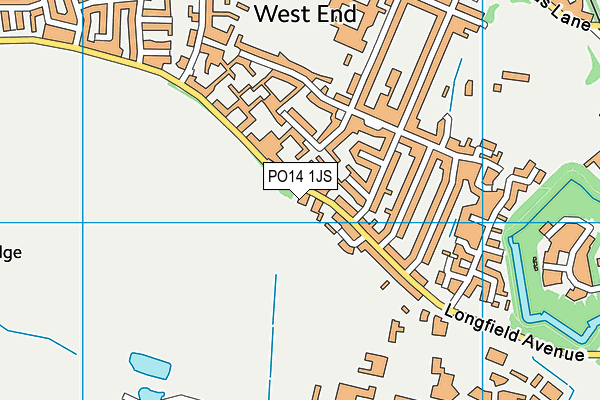 PO14 1JS map - OS VectorMap District (Ordnance Survey) PO14 1JS map - OS VectorMap District (Ordnance Survey)