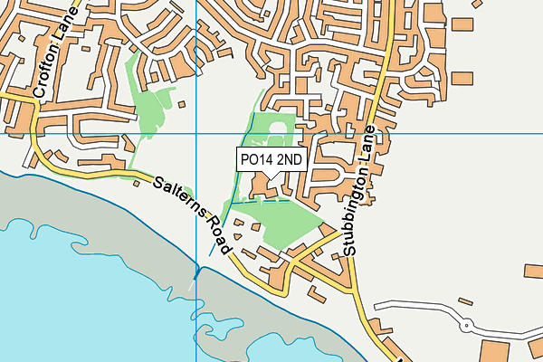 PO14 2ND map - OS VectorMap District (Ordnance Survey) PO14 2ND map - OS VectorMap District (Ordnance Survey)