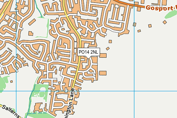 PO14 2NL map - OS VectorMap District (Ordnance Survey) PO14 2NL map - OS VectorMap District (Ordnance Survey)