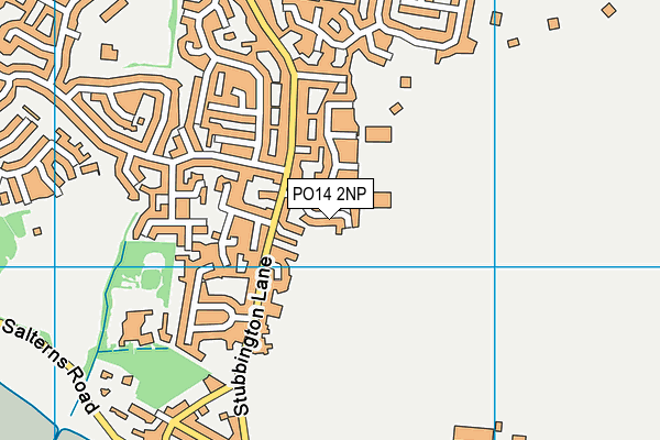 PO14 2NP map - OS VectorMap District (Ordnance Survey) PO14 2NP map - OS VectorMap District (Ordnance Survey)
