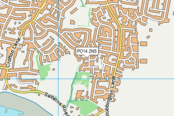 PO14 2NS map - OS VectorMap District (Ordnance Survey) PO14 2NS map - OS VectorMap District (Ordnance Survey)