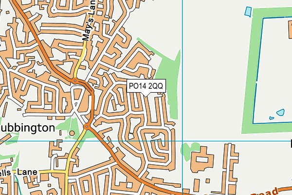 PO14 2QQ map - OS VectorMap District (Ordnance Survey) PO14 2QQ map - OS VectorMap District (Ordnance Survey)