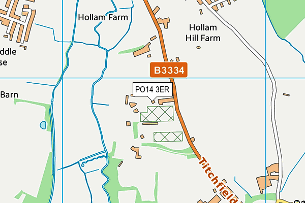 PO14 3ER map - OS VectorMap District (Ordnance Survey) PO14 3ER map - OS VectorMap District (Ordnance Survey)