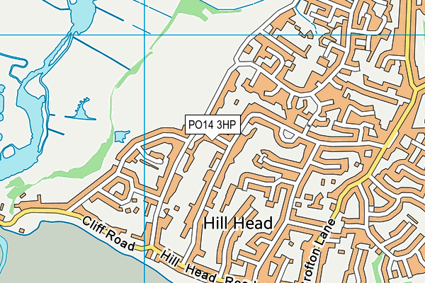 PO14 3HP map - OS VectorMap District (Ordnance Survey) PO14 3HP map - OS VectorMap District (Ordnance Survey)