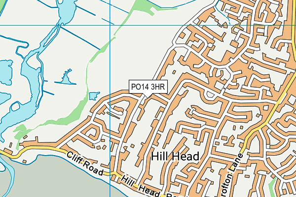 PO14 3HR map - OS VectorMap District (Ordnance Survey) PO14 3HR map - OS VectorMap District (Ordnance Survey)
