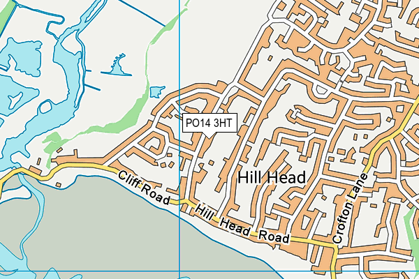 PO14 3HT map - OS VectorMap District (Ordnance Survey) PO14 3HT map - OS VectorMap District (Ordnance Survey)