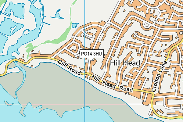 PO14 3HU map - OS VectorMap District (Ordnance Survey) PO14 3HU map - OS VectorMap District (Ordnance Survey)
