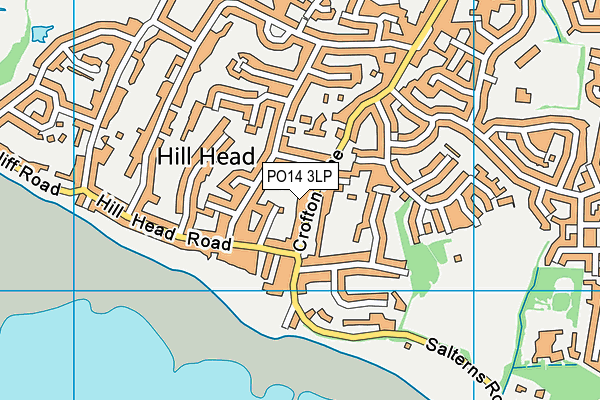 PO14 3LP map - OS VectorMap District (Ordnance Survey) PO14 3LP map - OS VectorMap District (Ordnance Survey)
