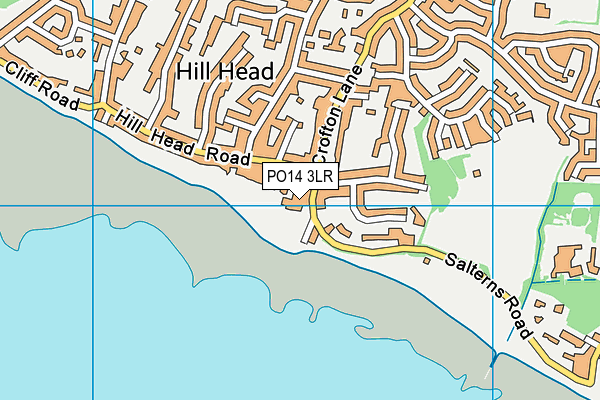 PO14 3LR map - OS VectorMap District (Ordnance Survey) PO14 3LR map - OS VectorMap District (Ordnance Survey)