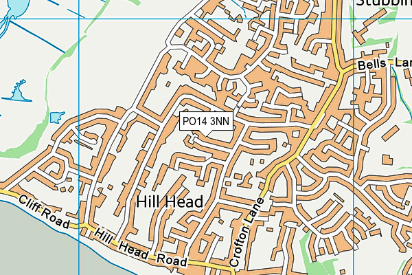 PO14 3NN map - OS VectorMap District (Ordnance Survey) PO14 3NN map - OS VectorMap District (Ordnance Survey)