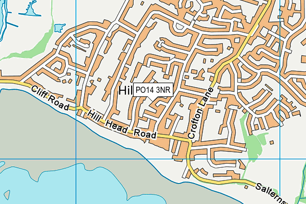 PO14 3NR map - OS VectorMap District (Ordnance Survey) PO14 3NR map - OS VectorMap District (Ordnance Survey)