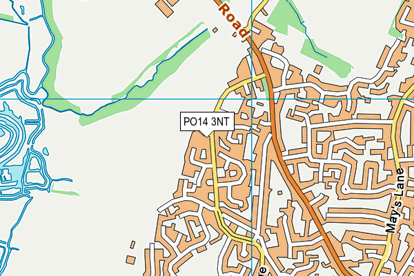 PO14 3NT map - OS VectorMap District (Ordnance Survey) PO14 3NT map - OS VectorMap District (Ordnance Survey)