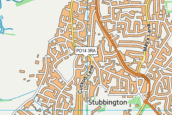 PO14 3RA map - OS VectorMap District (Ordnance Survey) PO14 3RA map - OS VectorMap District (Ordnance Survey)