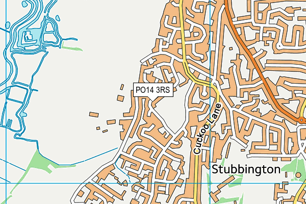 PO14 3RS map - OS VectorMap District (Ordnance Survey) PO14 3RS map - OS VectorMap District (Ordnance Survey)