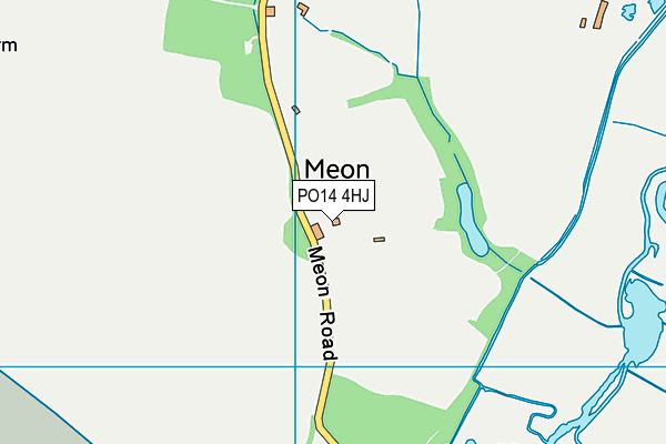 PO14 4HJ map - OS VectorMap District (Ordnance Survey) PO14 4HJ map - OS VectorMap District (Ordnance Survey)