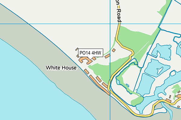 PO14 4HW map - OS VectorMap District (Ordnance Survey) PO14 4HW map - OS VectorMap District (Ordnance Survey)