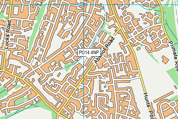 PO14 4NP map - OS VectorMap District (Ordnance Survey) PO14 4NP map - OS VectorMap District (Ordnance Survey)