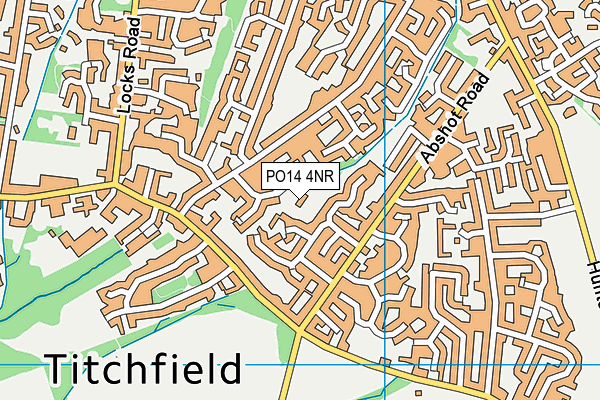 PO14 4NR map - OS VectorMap District (Ordnance Survey) PO14 4NR map - OS VectorMap District (Ordnance Survey)