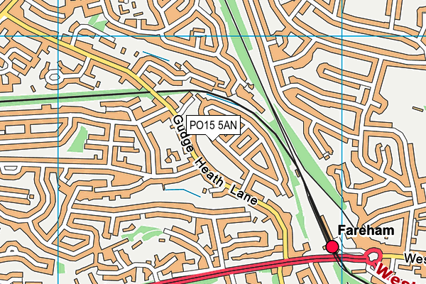 PO15 5AN map - OS VectorMap District (Ordnance Survey) PO15 5AN map - OS VectorMap District (Ordnance Survey)