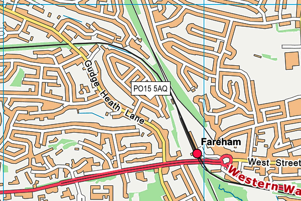 PO15 5AQ map - OS VectorMap District (Ordnance Survey) PO15 5AQ map - OS VectorMap District (Ordnance Survey)