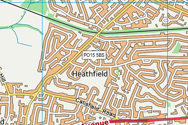PO15 5BS map - OS VectorMap District (Ordnance Survey) PO15 5BS map - OS VectorMap District (Ordnance Survey)