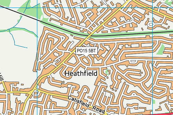 PO15 5BT map - OS VectorMap District (Ordnance Survey) PO15 5BT map - OS VectorMap District (Ordnance Survey)