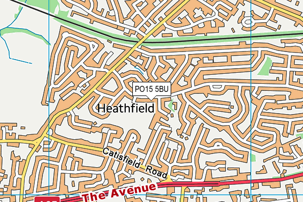 PO15 5BU map - OS VectorMap District (Ordnance Survey) PO15 5BU map - OS VectorMap District (Ordnance Survey)
