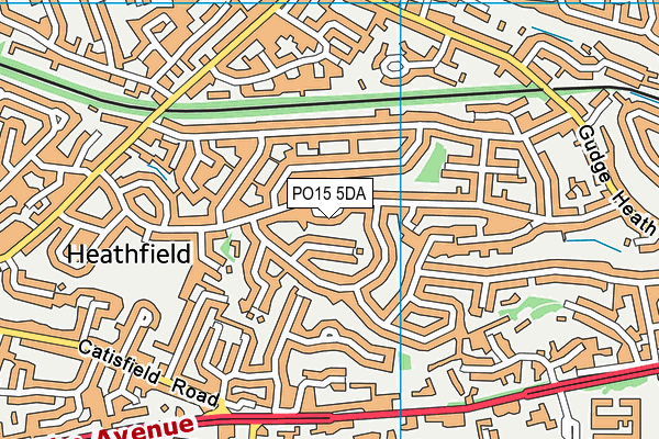 PO15 5DA map - OS VectorMap District (Ordnance Survey) PO15 5DA map - OS VectorMap District (Ordnance Survey)