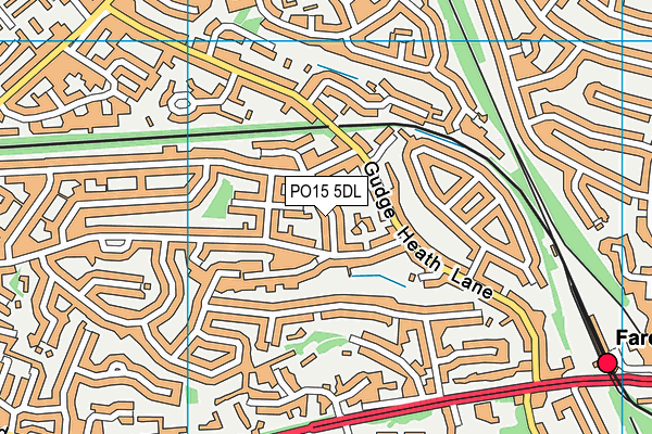 PO15 5DL map - OS VectorMap District (Ordnance Survey) PO15 5DL map - OS VectorMap District (Ordnance Survey)