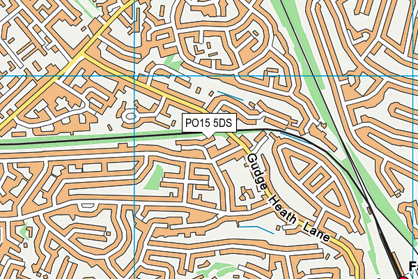 PO15 5DS map - OS VectorMap District (Ordnance Survey) PO15 5DS map - OS VectorMap District (Ordnance Survey)