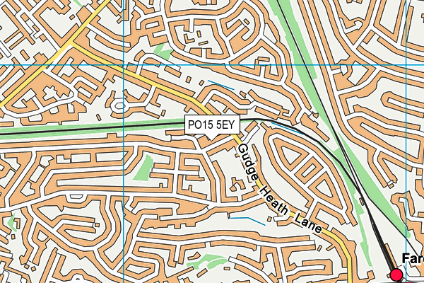 PO15 5EY map - OS VectorMap District (Ordnance Survey) PO15 5EY map - OS VectorMap District (Ordnance Survey)