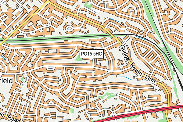 PO15 5HG map - OS VectorMap District (Ordnance Survey) PO15 5HG map - OS VectorMap District (Ordnance Survey)