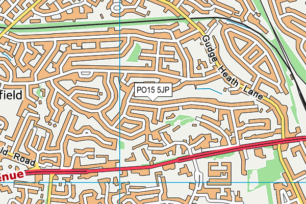 PO15 5JP map - OS VectorMap District (Ordnance Survey) PO15 5JP map - OS VectorMap District (Ordnance Survey)