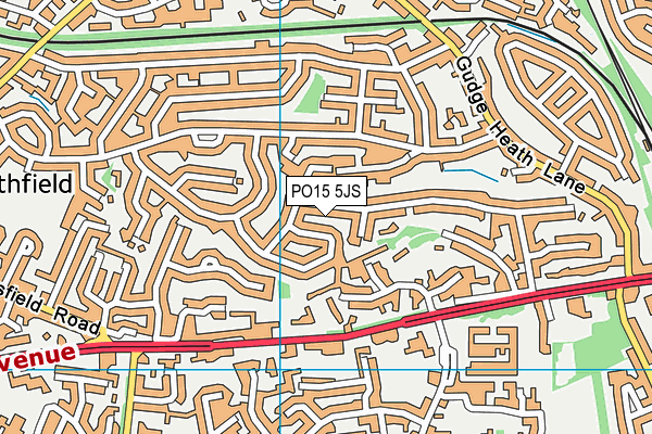 PO15 5JS map - OS VectorMap District (Ordnance Survey) PO15 5JS map - OS VectorMap District (Ordnance Survey)
