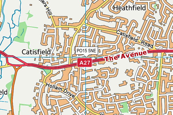 PO15 5NE map - OS VectorMap District (Ordnance Survey) PO15 5NE map - OS VectorMap District (Ordnance Survey)