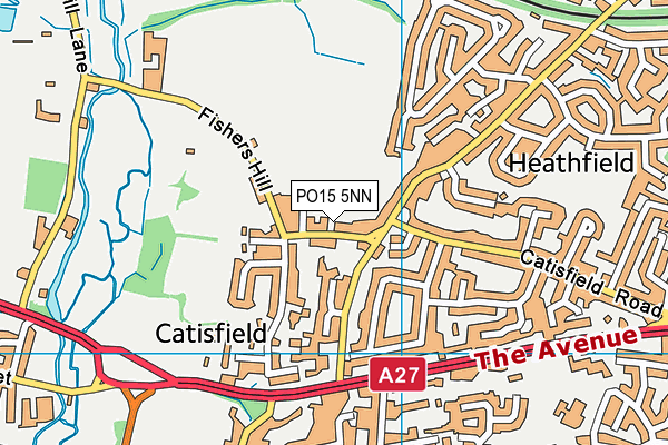 PO15 5NN map - OS VectorMap District (Ordnance Survey) PO15 5NN map - OS VectorMap District (Ordnance Survey)