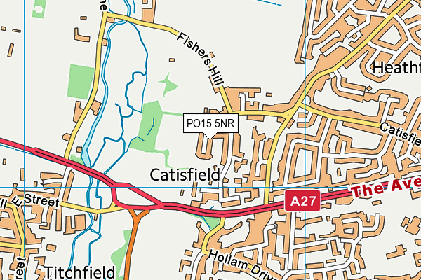 PO15 5NR map - OS VectorMap District (Ordnance Survey) PO15 5NR map - OS VectorMap District (Ordnance Survey)