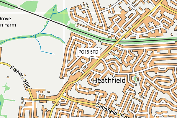 PO15 5PD map - OS VectorMap District (Ordnance Survey) PO15 5PD map - OS VectorMap District (Ordnance Survey)