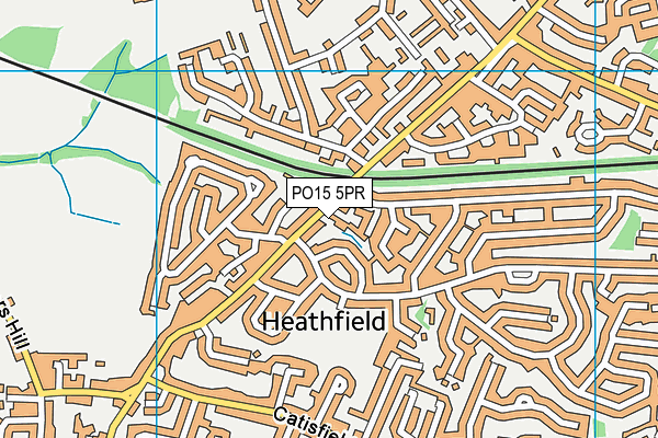 PO15 5PR map - OS VectorMap District (Ordnance Survey) PO15 5PR map - OS VectorMap District (Ordnance Survey)