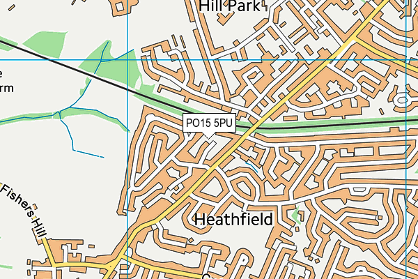 PO15 5PU map - OS VectorMap District (Ordnance Survey) PO15 5PU map - OS VectorMap District (Ordnance Survey)