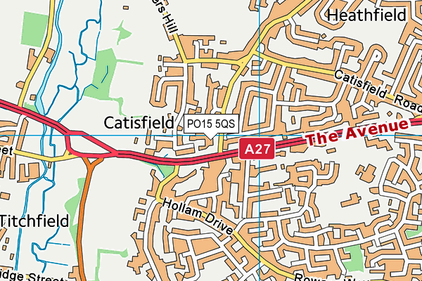 PO15 5QS map - OS VectorMap District (Ordnance Survey) PO15 5QS map - OS VectorMap District (Ordnance Survey)