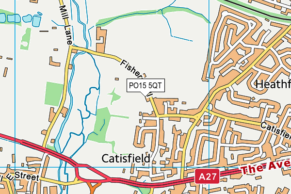 PO15 5QT map - OS VectorMap District (Ordnance Survey) PO15 5QT map - OS VectorMap District (Ordnance Survey)