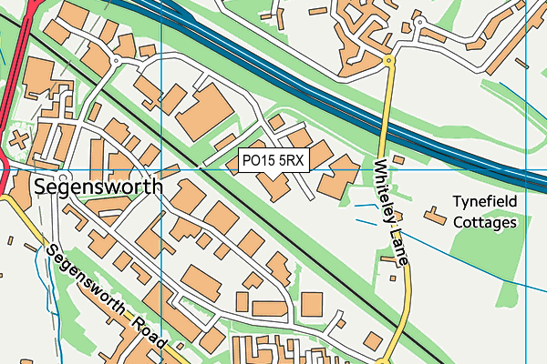 PO15 5RX map - OS VectorMap District (Ordnance Survey) PO15 5RX map - OS VectorMap District (Ordnance Survey)